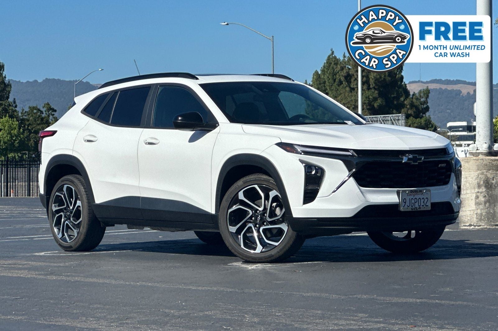 2024 Chevrolet Trax 2RS in Summit White — front three-quarter view