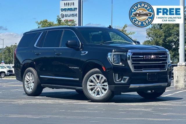 2024 GMC Yukon SLT in Onyx Black — front three-quarter view