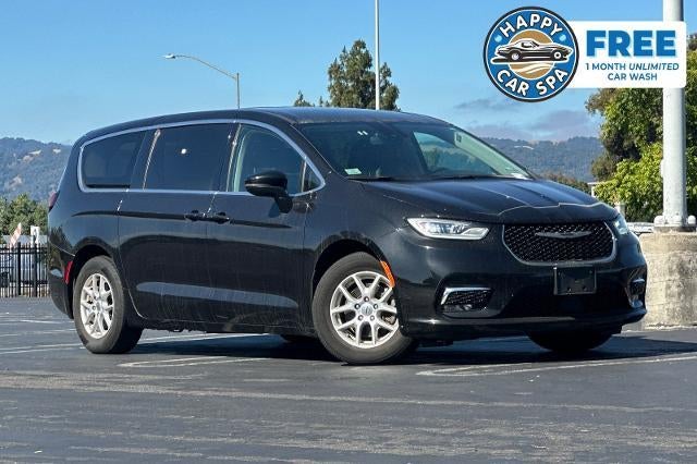 2023 Chrysler Pacifica Touring L in Black — front three-quarter view